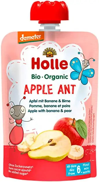 Holle Pouche de Manzana, Plátano y Pera