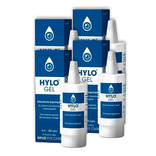 Hylo Gel Colirio 10 ml, 4 Unidades