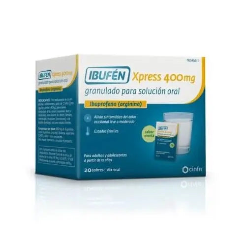 Ibufen Xpress 400 mg, 20 saquetas de grânulos para solução oral