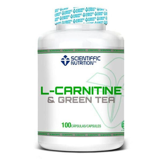 Scientiffic Nutrition L-Carnitina e chá verde, 100 cápsulas