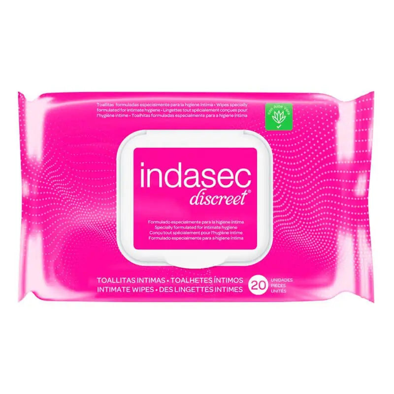 Indasec Toallita Higiene Intima Bolsa 20 unidades