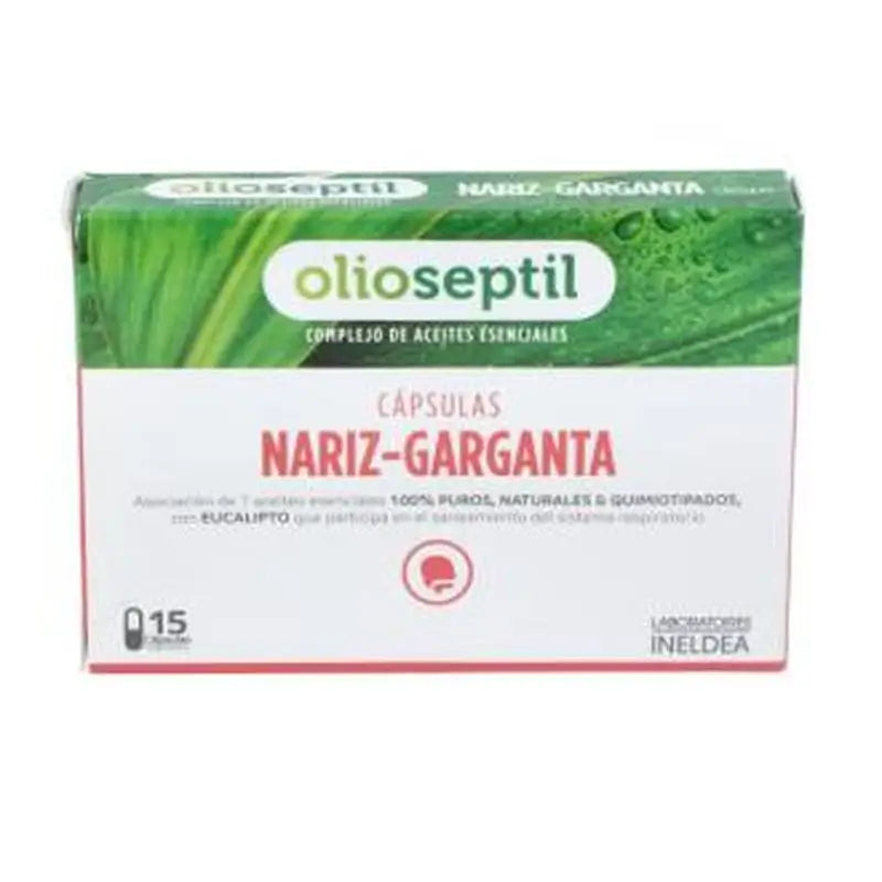 Ineldea Olioseptil Nariz Y Garganta 15 Cápsulas