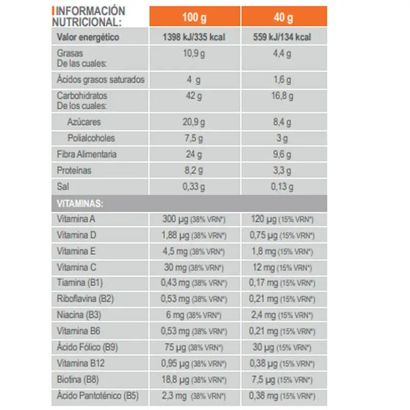 Infisport Energy Bar 40 gr x 24 unidades