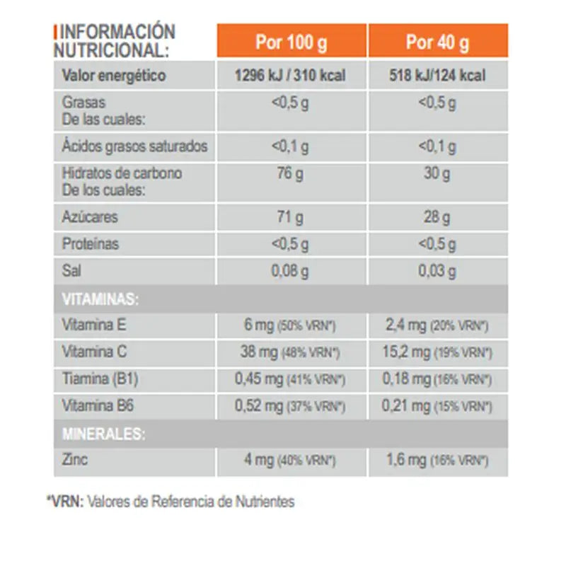 INFISPORT Nd3 barra sólida sabor citrino 21 unidades x 40 gr