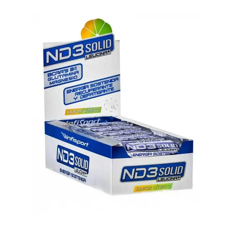 Infisport Nd3 Solid Barrita Sabor Cítricos 21 unidades x 40 gr