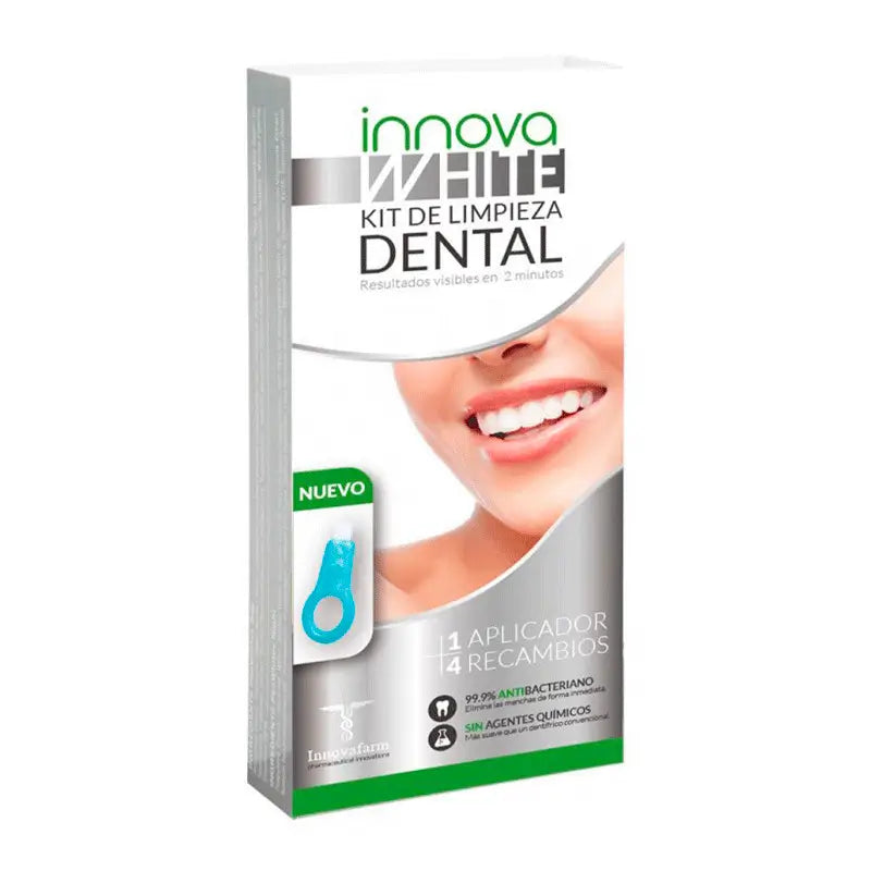 Innova White Kit De Limpieza Dental 1 Aplicador 4 Recambios