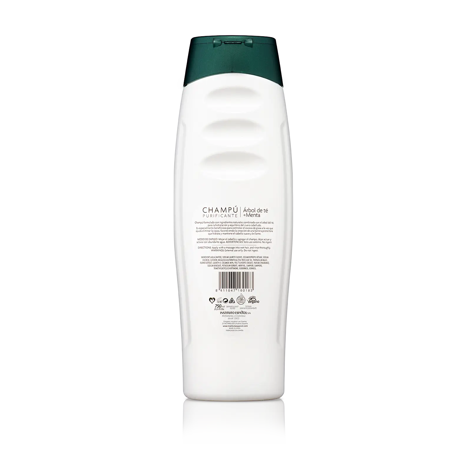 Champô Instituto Español Tea Tree + Menta - 750 Ml