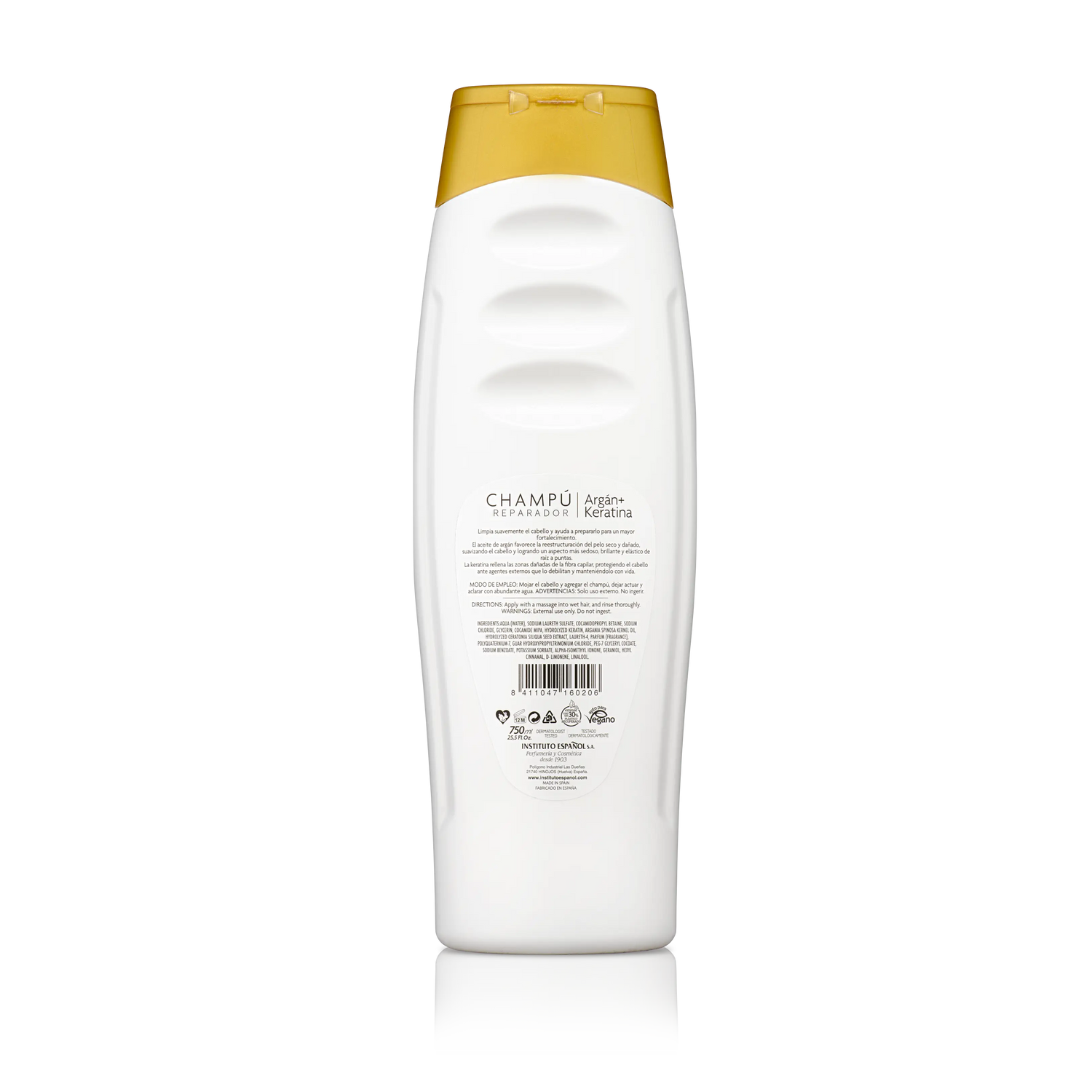 Champô Argan + Queratina Instituto Español - 750 Ml