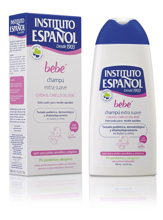 Champô Instituto Español Linha Bebé Extra Suave - 300 Ml.