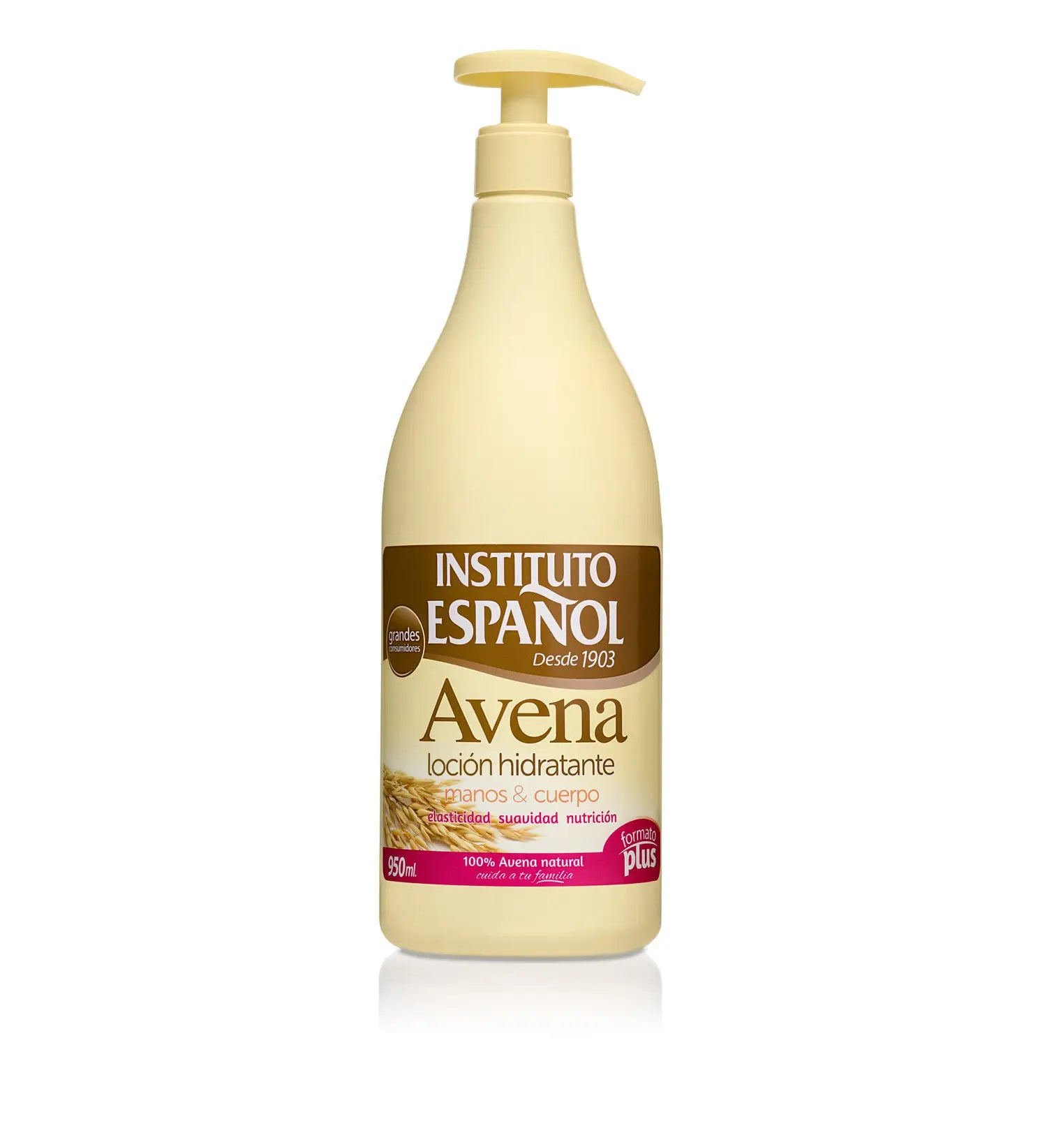 Dispensador de Loção de Aveia Instituto Español - 950 Ml.