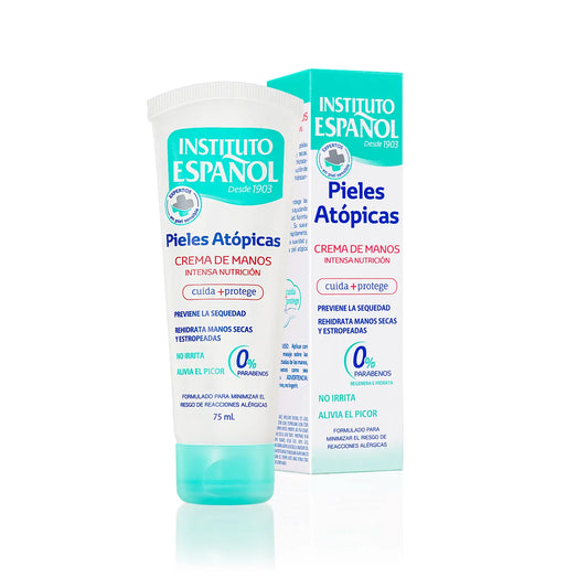 Instituto Español Tubo Embalado Creme para as Mãos Pele Atópica 75 Ml