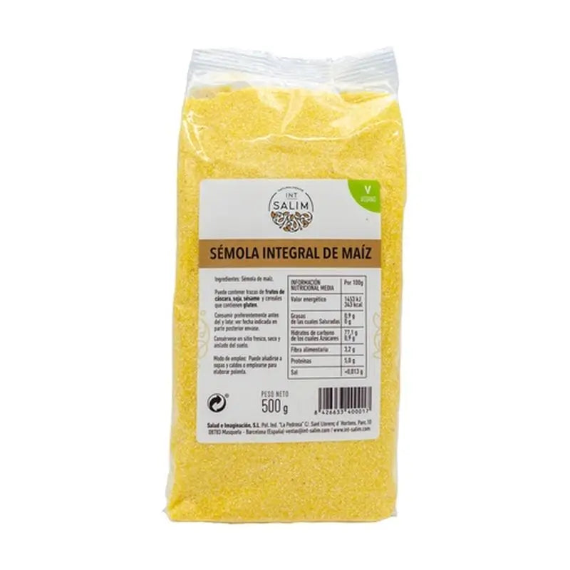 Int Salim Sêmola De Milho Integral (Polenta) 500Gr.