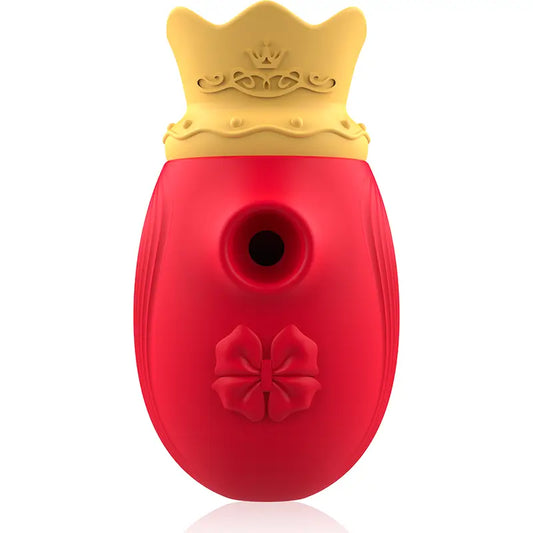 Intense Couples Toys Estimulador de Clítoris 10 Modos de Sucção e Lambidela - Vermelho