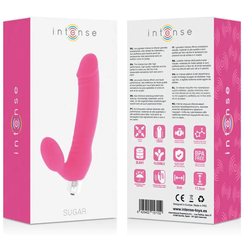 Intense Fun  Sugar Seven Speeds Silicone Fushsia 