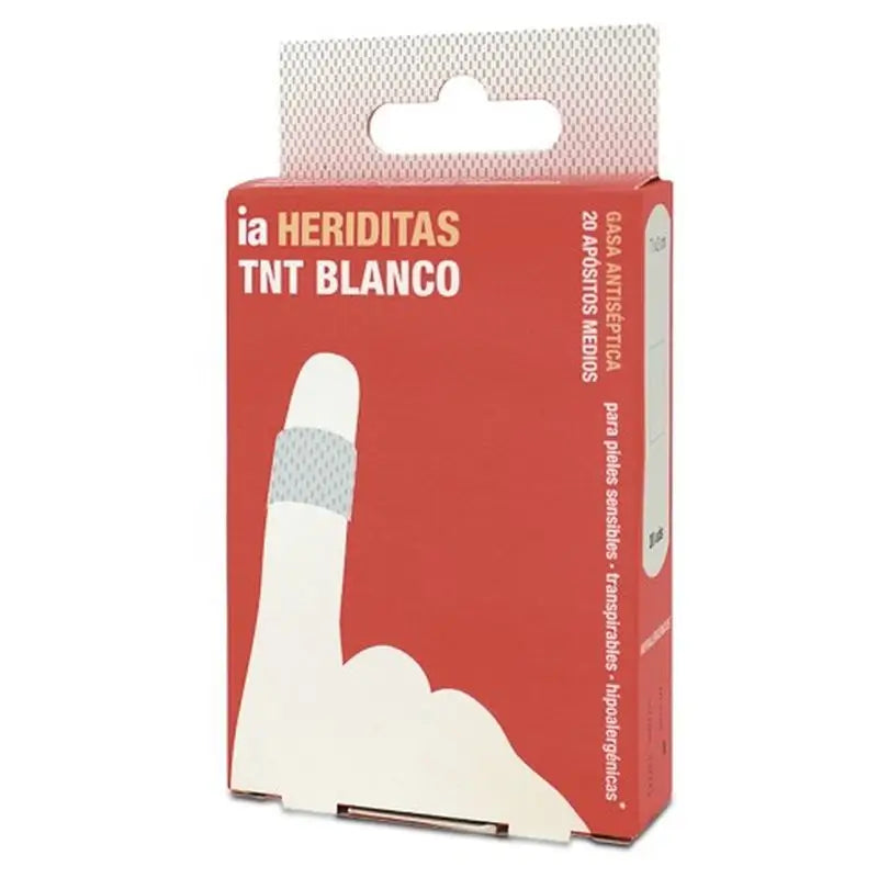 Pensos Interapothek TNT Branco 7x2cm, 20 unidades