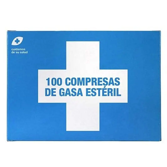 Interapothek Compresas Gasas Estéril, 100 unidades