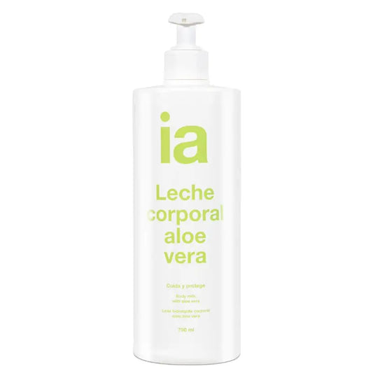 Interapothek Aloé Leite Hidratante para o Corpo com doseador, 750 ml