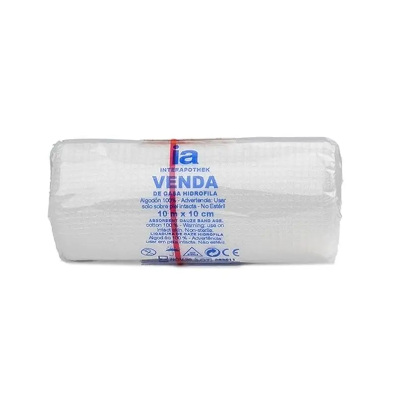 Interapothek Venda Gasa Hidrofila, 10X10cm