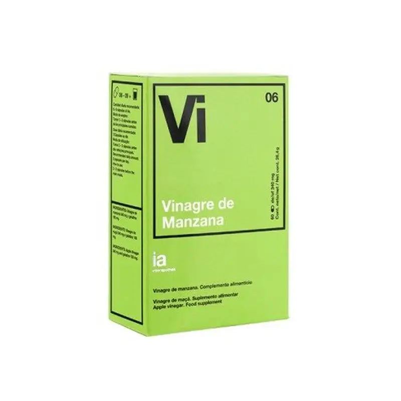 Interapothek Vinagre Manzana 340Mg, 60 cápsulas