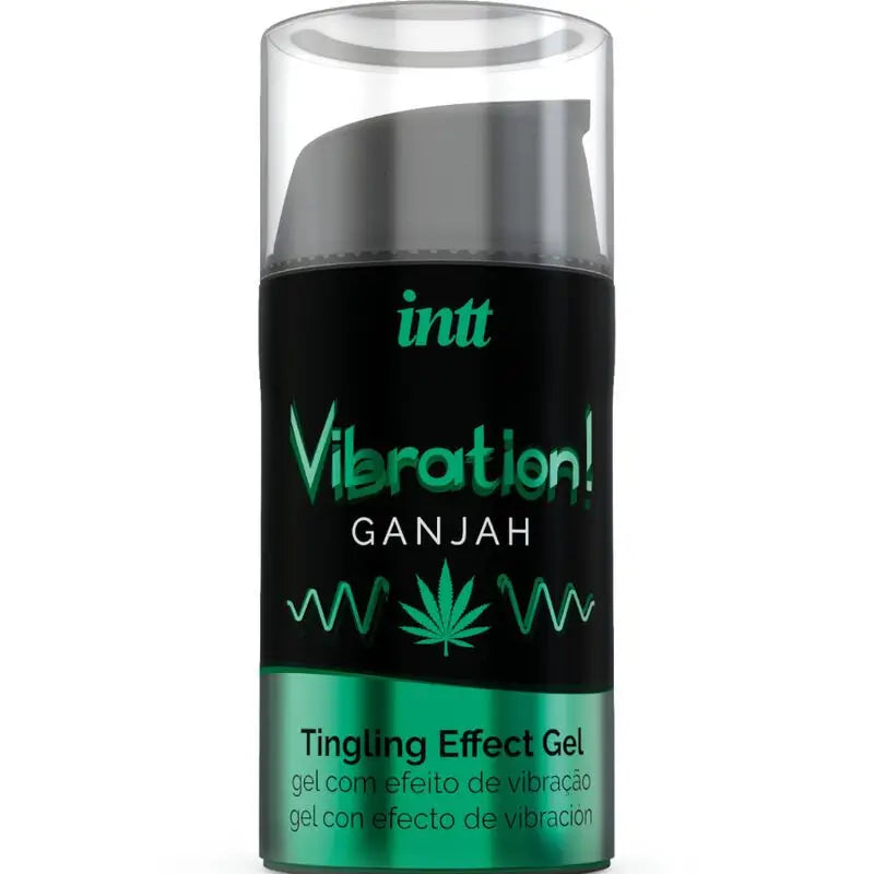 Intt Gel Vibrador Efecto Calor Ganjah 15Ml