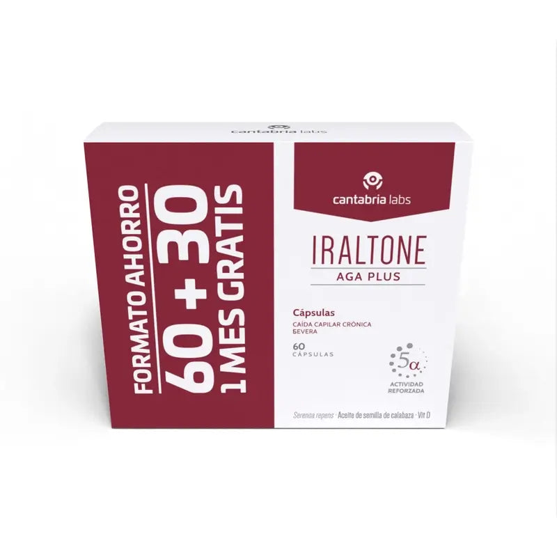 Iraltone Pack Aga Plus Formato Económico, 90 cápsulas