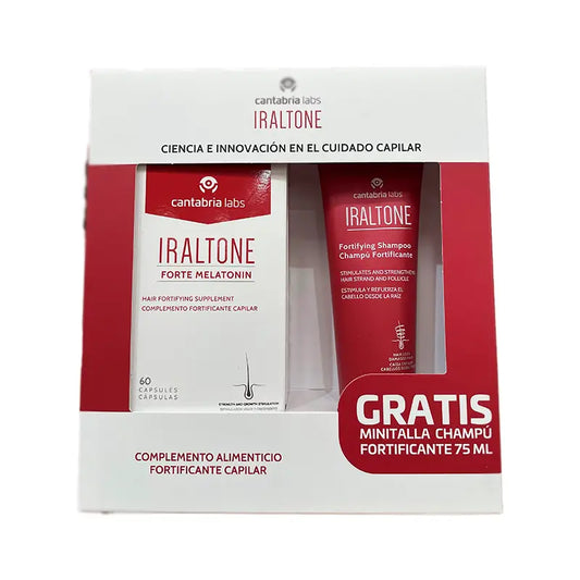 IRALTONE Pack Forte 60 cápsulas + Champô 75 ml (CITISTONE)