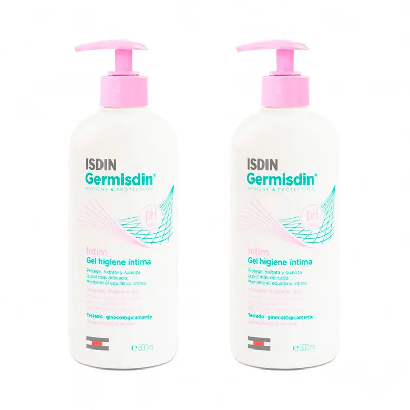 Isdin Duplo Germisdin Gel Higiene Íntima 2 x 500 Ml