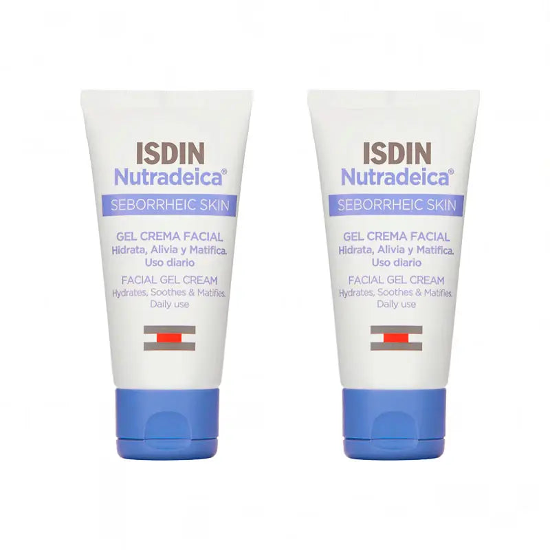 Isdin Duplo Nutradeica Gel Creme Facial 2 x 50 Ml