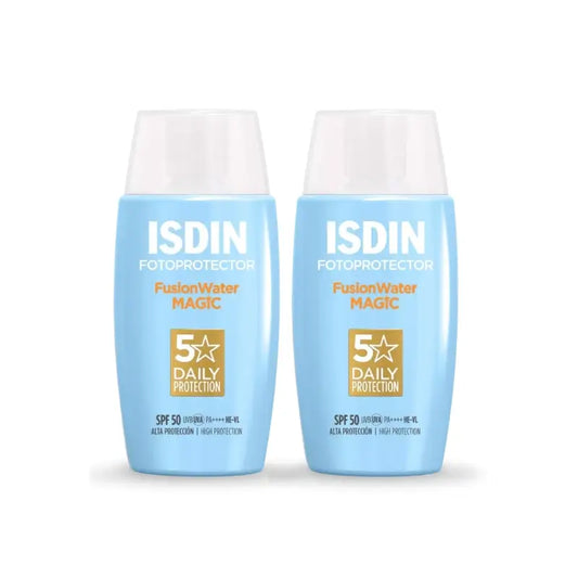 Isdin Fusion Water Magic Spf 50+ Protetor solar 2 x 50 Ml