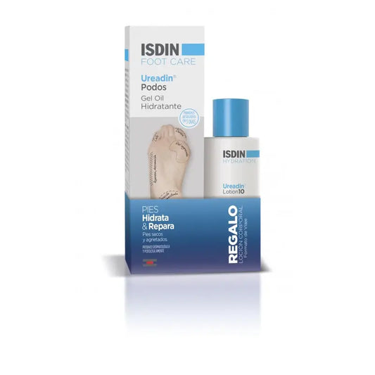 Isdin Ureadin Podos Gel Óleo Hidratante 75Ml + Oferta Gratuita Ureadin Loção 10 100Ml