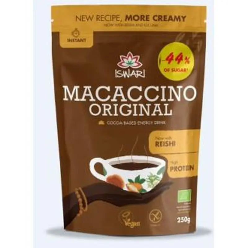 Iswari Macaccino Reishi Superalimento 250Gr. Bio 