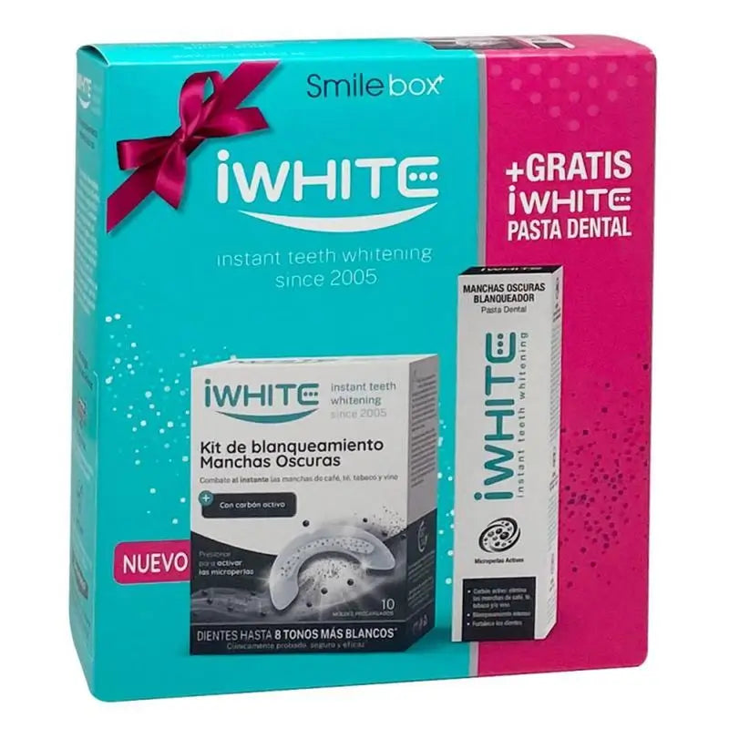 Iwhite Stain Kit Pack, 10 moldes + 75 ml de pasta de oferta