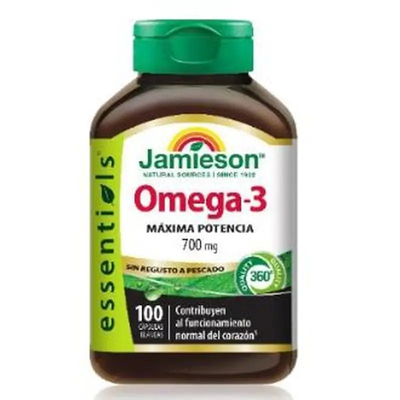 Jamieson Omega 3 Fuerza Extra 700Mg. 100Cap. 