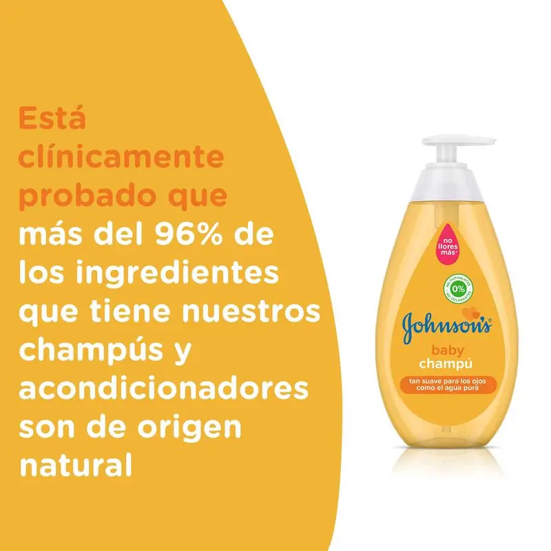 Johnson'S Baby Champô Clássico, Cabelo Macio, Brilhante e Hidratado, 750ml