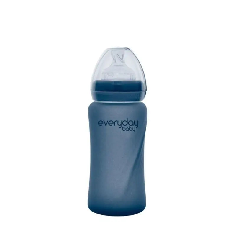 Biberão Joykids Vidro 240 ml Roxo Garrafa térmica Everyday Baby