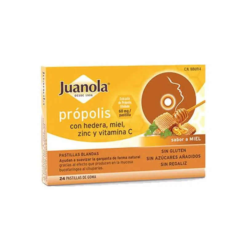 Juanola Pastillas Blandas Própolis Miel