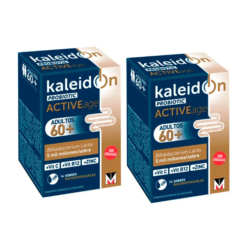 Kaleidon Active Age 60+ Probiotic Duplo, 2 x 14 saquetas