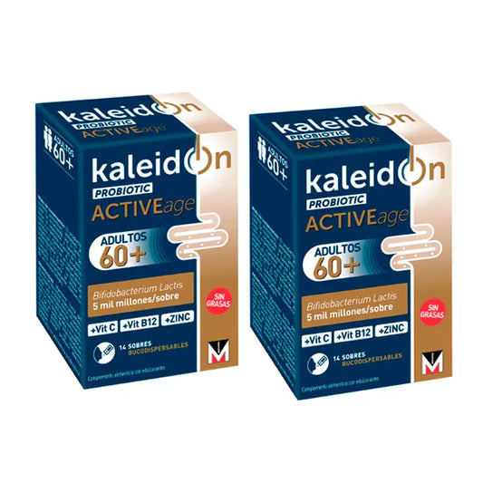 Kaleidon Active Age 60+ Probiotic Duplo, 2 x 14 saquetas