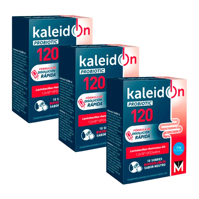 Kaleidon Triplo Probiotic 120, 3 x 10 saquetas