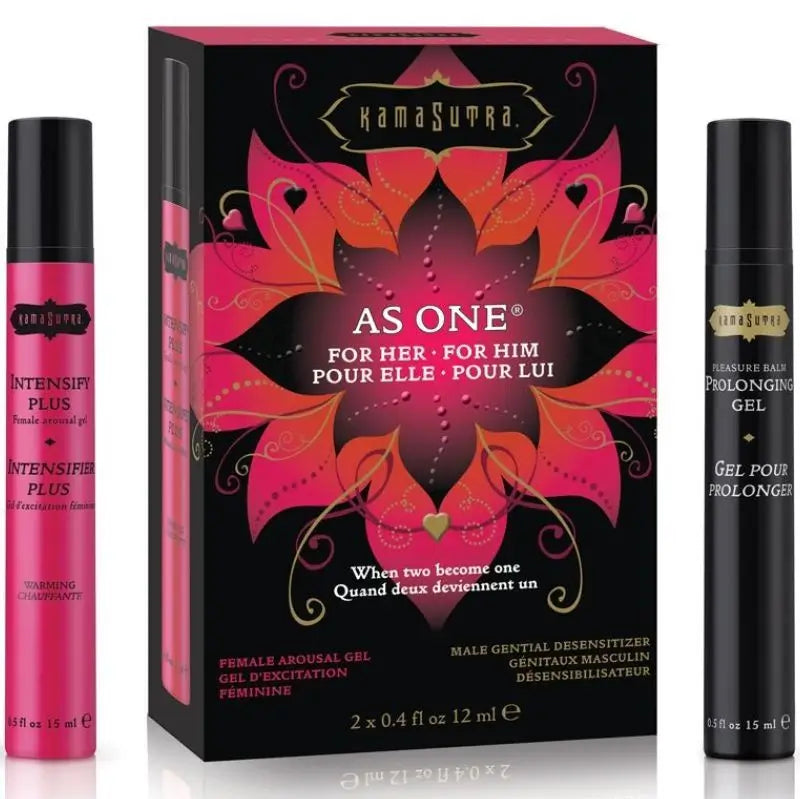 Kamasutra  Cosmetics Kit Parejas Para El Y Ella As One 12 Ml 