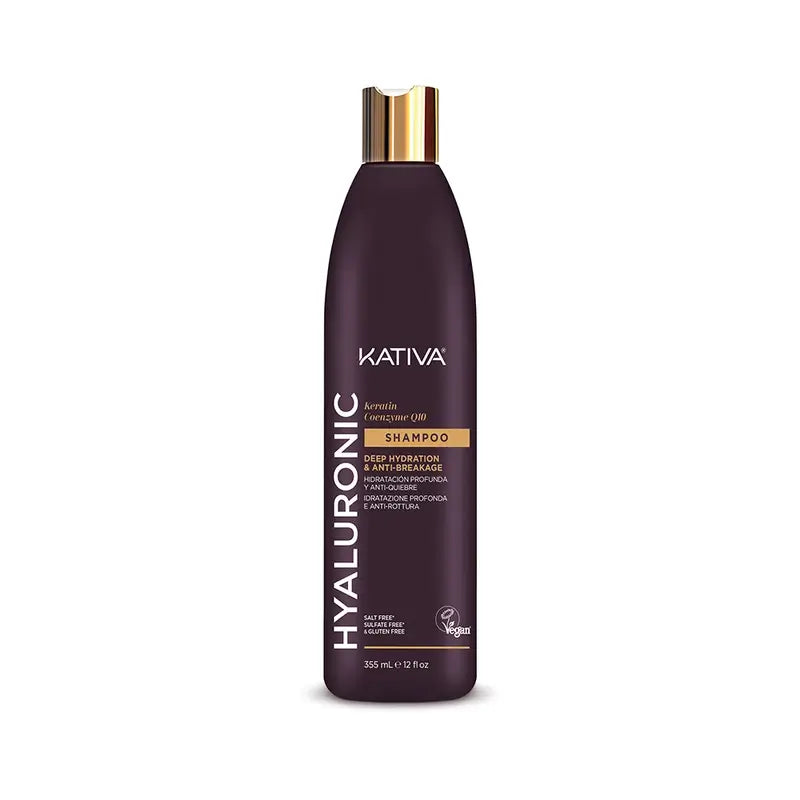 Champô Kativa Hyaluronic Keratin Q10, 355 ml