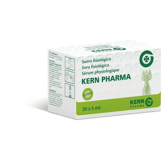 KERNPHARMA SUERO FISIOLOGICO UNIDOSIS 5 ML 30 UNIDADES