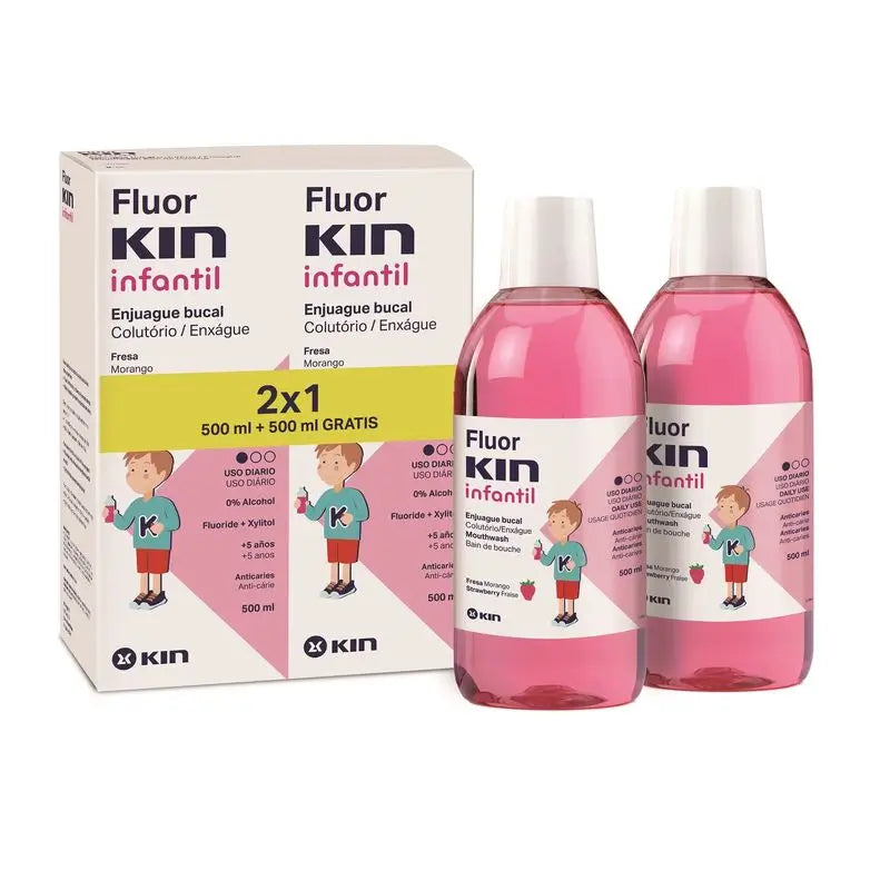 KIN FluorKIN Bochechos para crianças