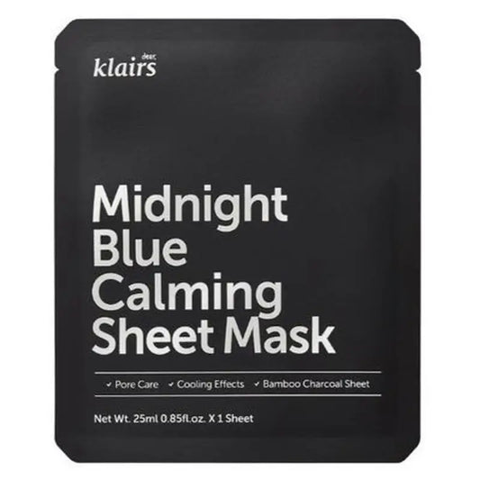 Máscara calmante Klairs Midnight Blue, 25 ml