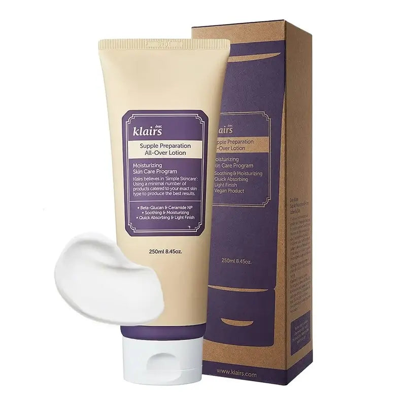 Klairs Supple Preparation Loção para todo o corpo, 250 ml