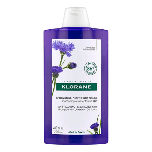 Klorane Champú a la Centaurea Para Cabellos Blancos 400 ml