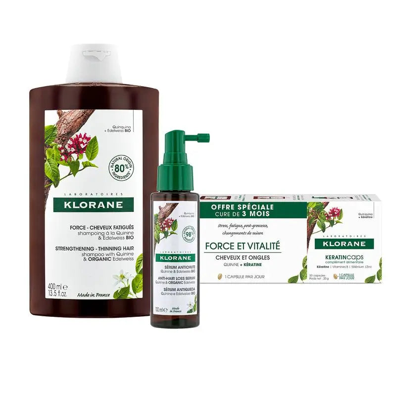 Klorane Pack Anticaída Cabello a la Quinina