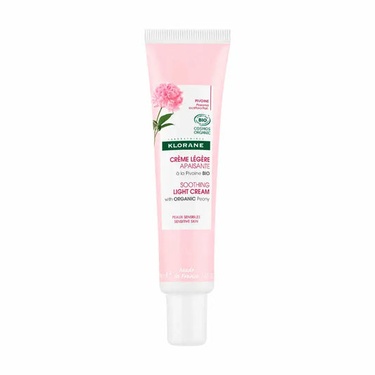 Klorane Crema calmante ligera de peonía Piel sensible, 40ml