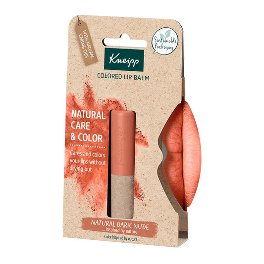 Kneipp Colored Lip Care Natural Dark Nude, 3,5g