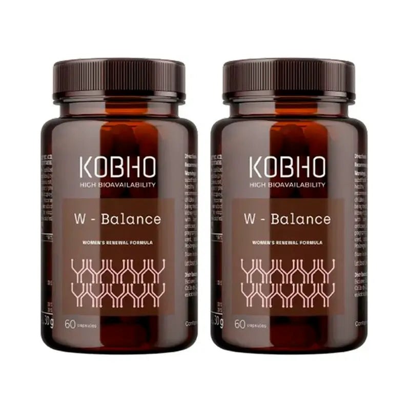 Kobho Labs Duplo Suplemento W- Balance, 2 x 3 x 60 cápsulas